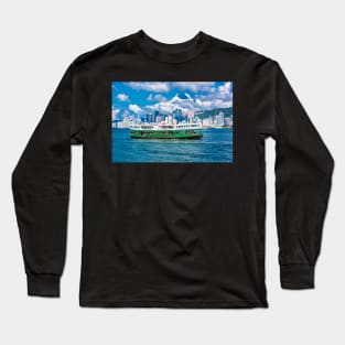 Oh Victoria Harbour - Ferry Ride - Travel Lovers - Hong Kong Long Sleeve T-Shirt
